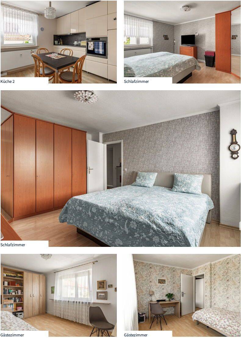 Attraktive 3-Zimmerwohnung mit EBK und Südbalkon zentral in Bad Nauheim – Bad Nauheim – Vorschaubild 3