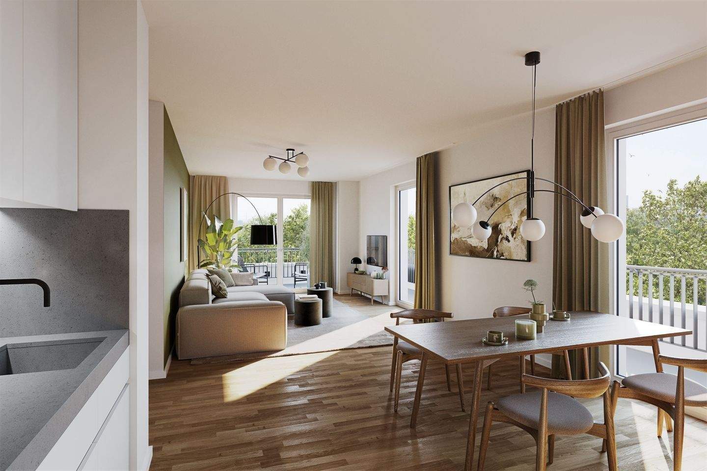 FRÜHLINGS-SPECIAL: Traumhafte 3,5-Zimmer-Wohnung mit Balkon in Süd-West-Ausrichtung – München – Vorschaubild 5