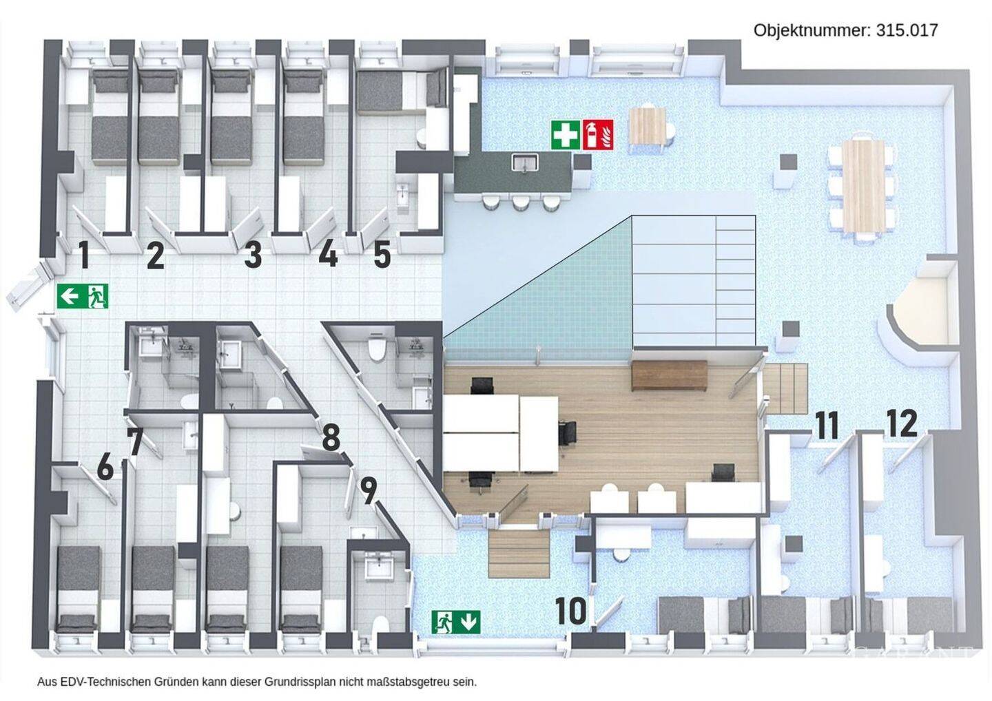 Cashflow-Immobilie in Augsburg - Renditestarkes Airbnb-/Co-Living-Investment – Augsburg – Vorschaubild 9
