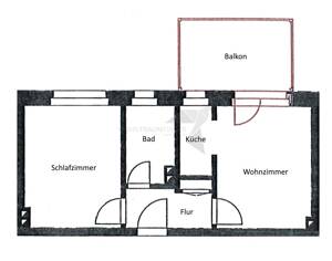 2 Raum-Wohnung mit Tageslichtbad im Lutherviertel – 9126 Chemnitz – Vorschaubild 2
