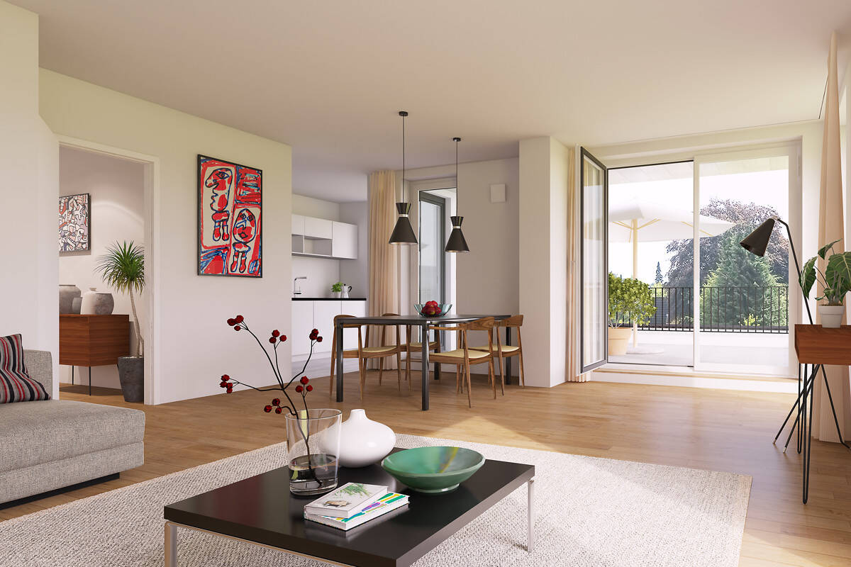 Großzügige 3-Zimmer-Neubauwohnung mit Balkon – Hamburg – Vorschaubild 4