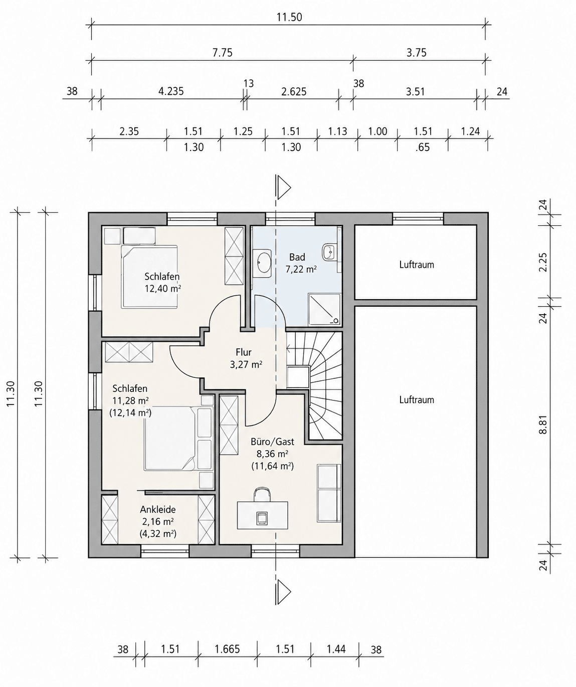 Frei ab sofort / NEUBAU - Erstbezug / Roth bei Prüm – Modernes Einfamilienhaus mit Carport und Garten – Roth bei Prüm – Vorschaubild 8
