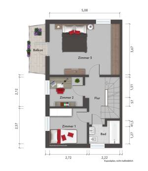 Modernisierungsbedürftiges Endreihenhaus in begehrter Wohnlage zum Kauf in Rahlstedt - Wentzel Dr. – 22143 Hamburg – Vorschaubild 7