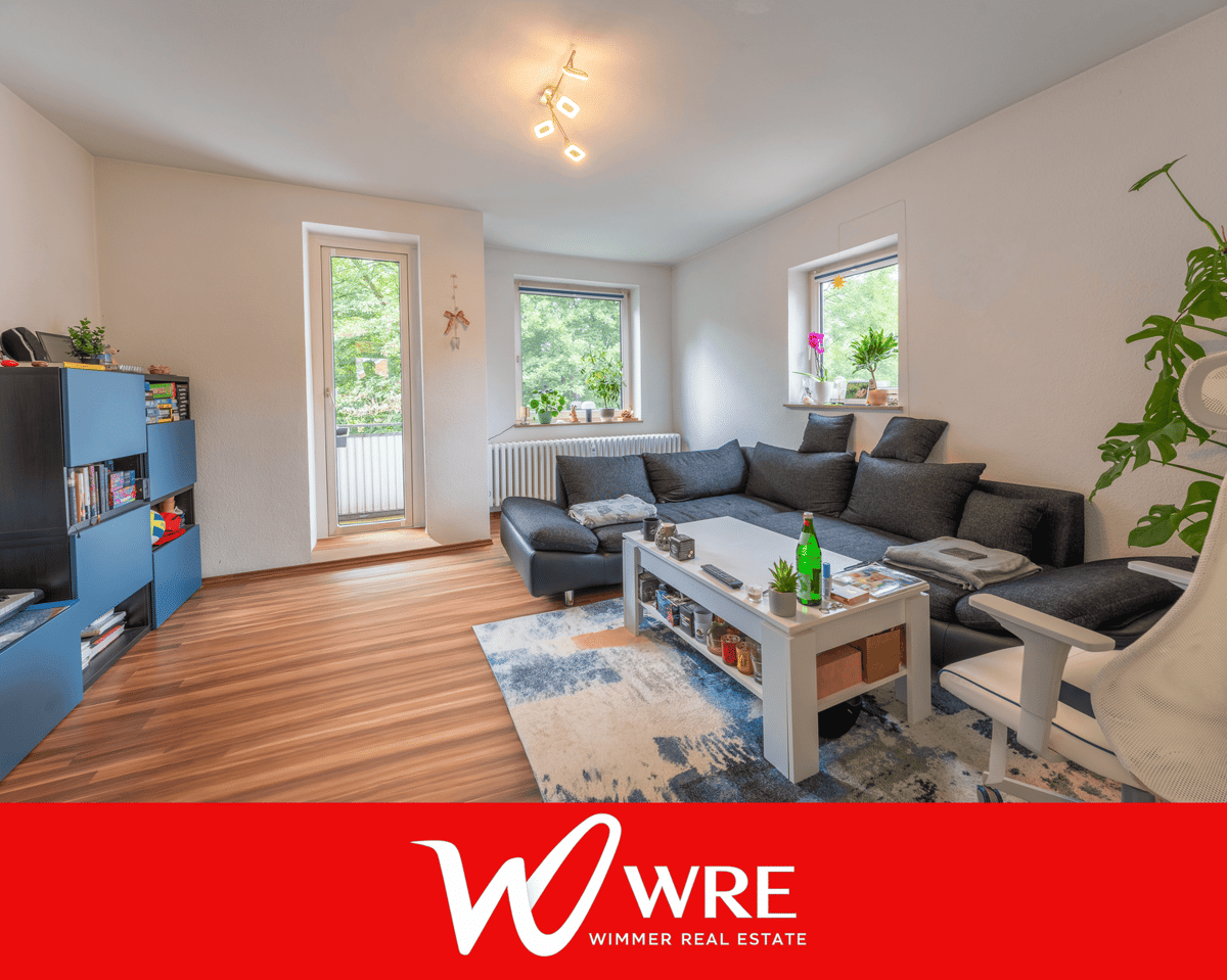 Wohnen nahe Uni & Bürgerpark: 2-Zimmer-Wohnung mit Balkon – 28213 Bremen – Bild 1 von 9