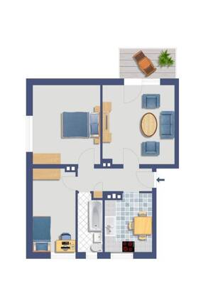3 ½ Zimmer Eigentumswohnung zur Kapitalanlage in Oberhausen – Virchowstr. 59, 46047 Oberhausen – Vorschaubild 3