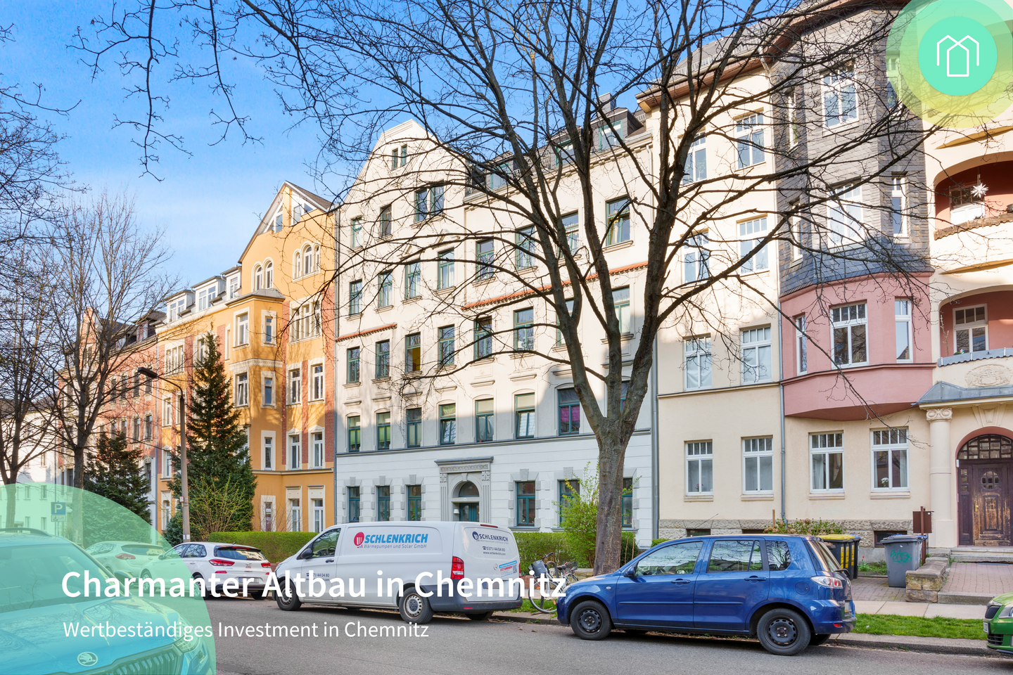 Repräsentativer Gründerzeitbau in Chemnitz-Kaßberg - 13 Wohneinheiten in charmanter Lage – Chemnitz – Bild 1 von 7