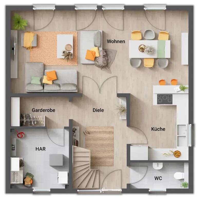 Neubauprojekt in Bremen: Stadtvilla 145 für families mit Kindern – Bremen – Vorschaubild 5