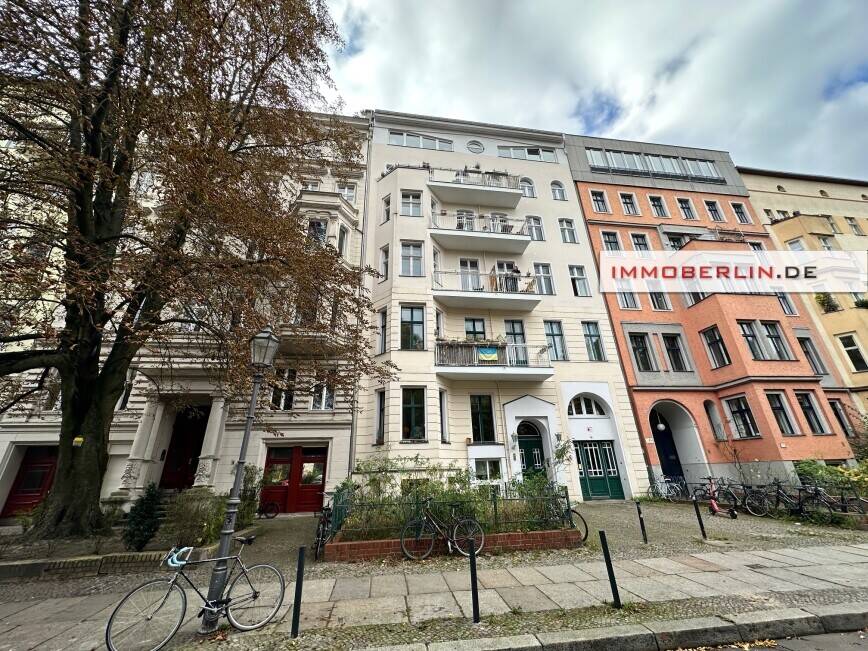 IMMOBERLIN.DE - Charmant in Ruhelage! Feine Altbauwohnung beim Gleisdreieck Park