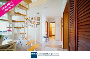 Maisonettewohnung mit Südbalkon über den Dächern von Walle