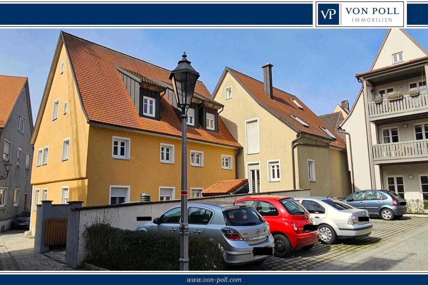 Attraktives Mehrfamilienhaus mit Garagen/Stellplatz, voll vermietet, im Herzen der Altstadt! – Feuchtwangen – Bild 1 von 9