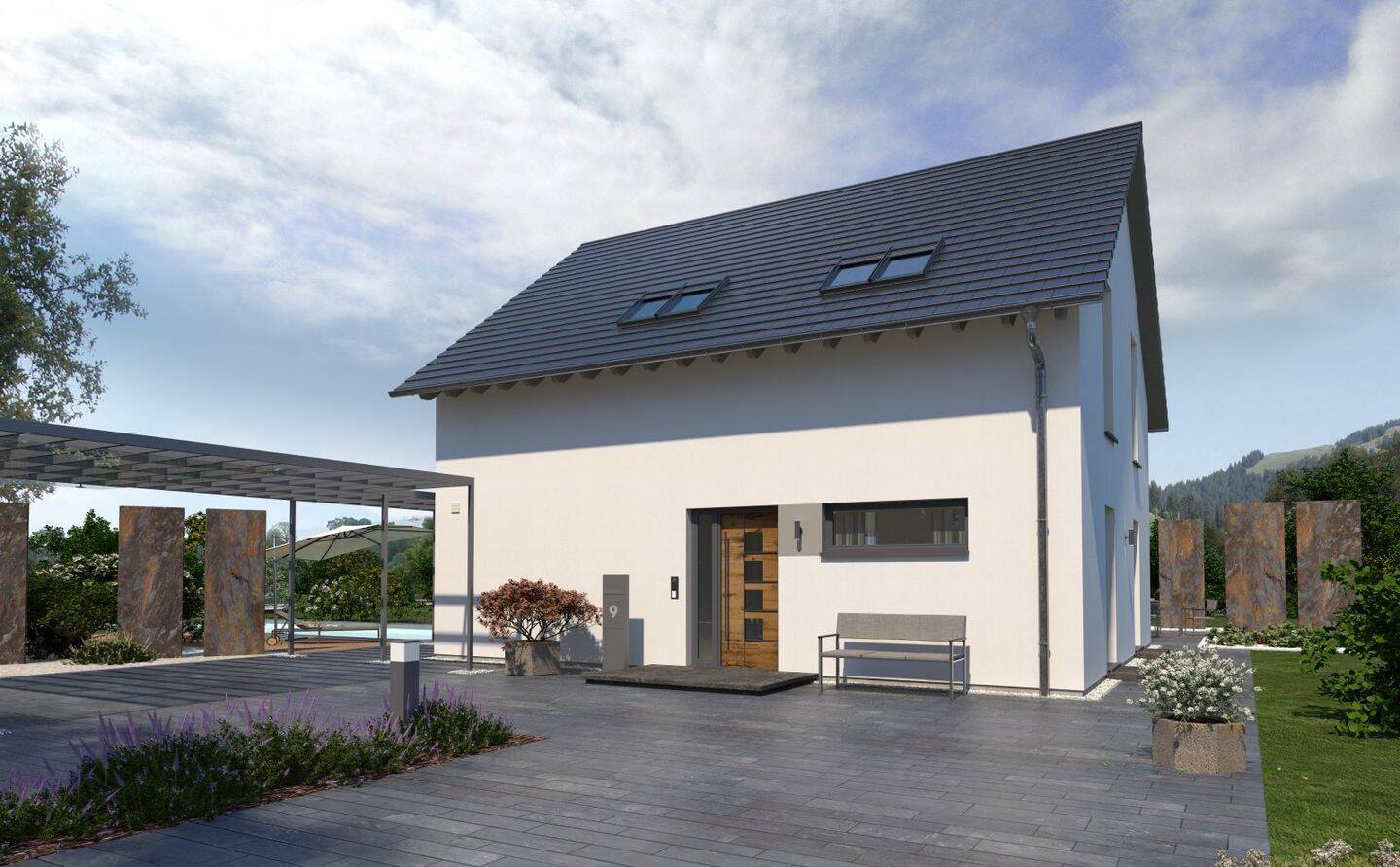 Moderne Eleganz trifft Geborgenheit: Ihr Traumhaus voller Licht und Leben.