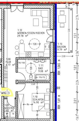 Erstbezug / Moderne 2-Zimmer-Whg. mit Terrasse u. Balkon / EG / WFL 67,65 m² / Energiesparhaus / ab 01.06.2026 zu vermieten! – 92670 Windischeschenbach – Vorschaubild 1