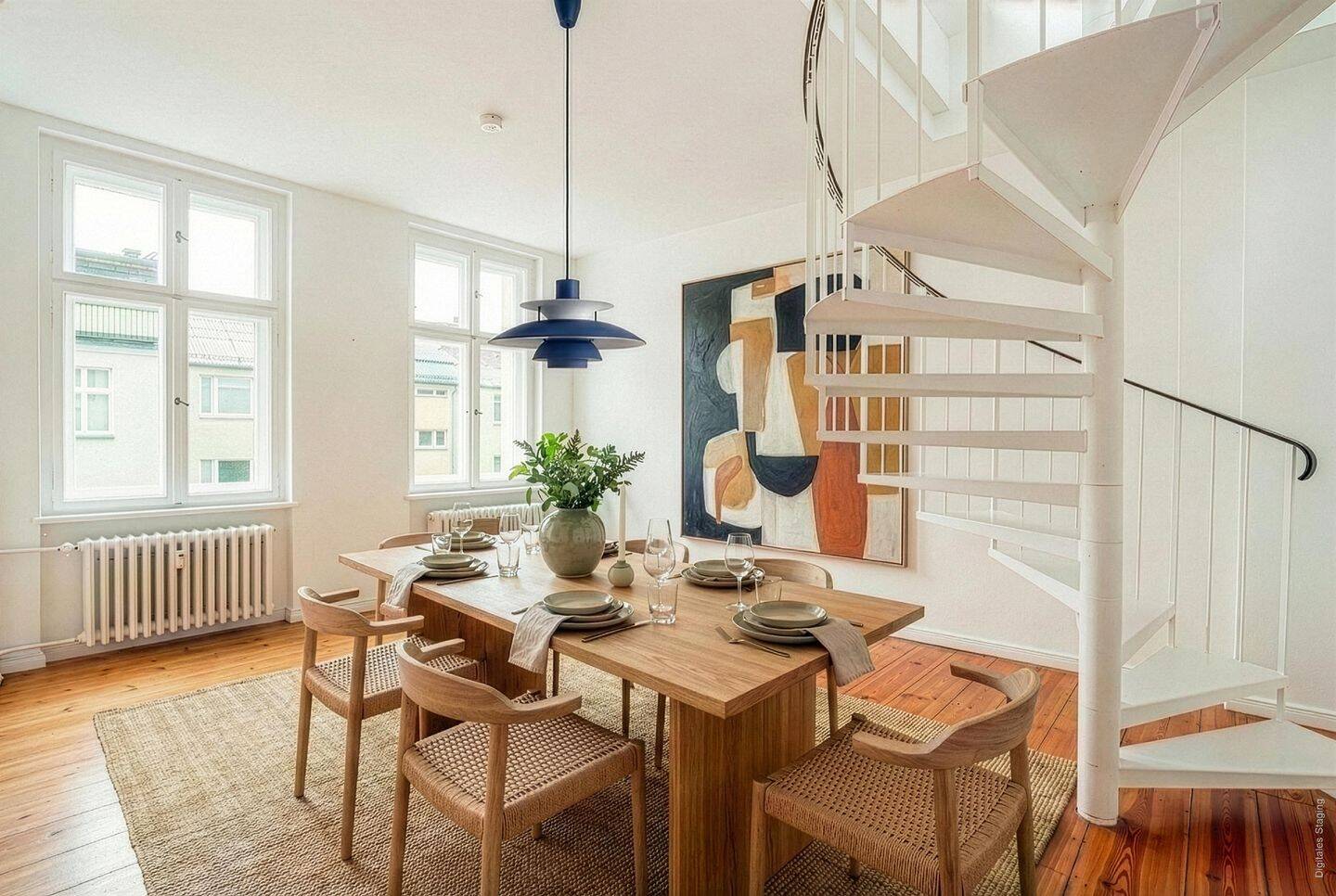 Über den Dächern des Richardkiezes - Maisonettewohnung mit Altbauflair & Terrasse – Berlin – Vorschaubild 3