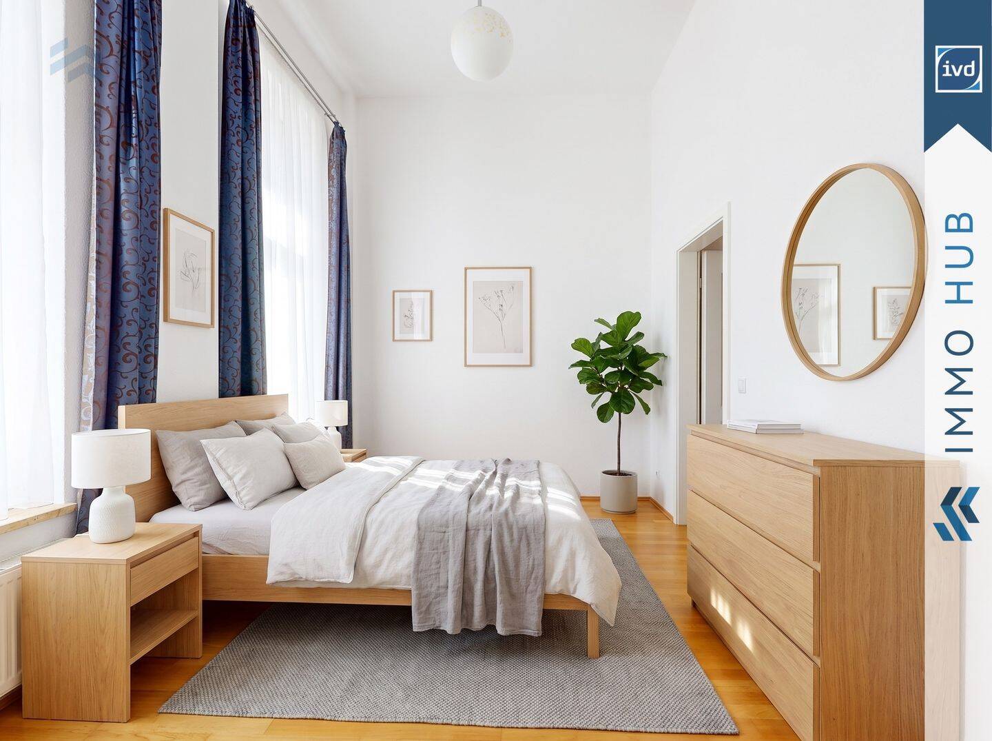 ++ Parkett, Badewanne, beliebte Lage! 2-Zimmer-Erdgeschosswohnung in beliebter Lage in Gohlis ++ – Leipzig – Vorschaubild 9