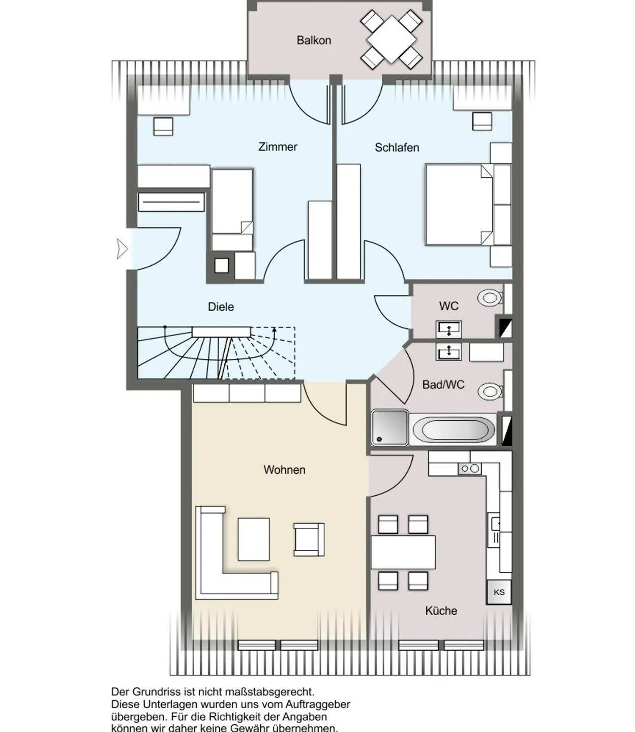 Frei werdende Maisonette-Wohnung in Schleußig mit Balkon – Leipzig – Vorschaubild 9