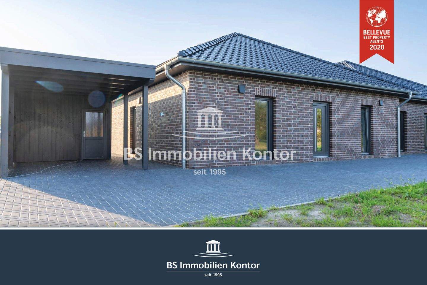 Wohnen am Idasee! Schlüsselfertige Neubau-Bungalow mit Terrasse und Gartenanlage in ruhiger Wohnlage! – Ostrhauderfehn – Bild 1 von 9