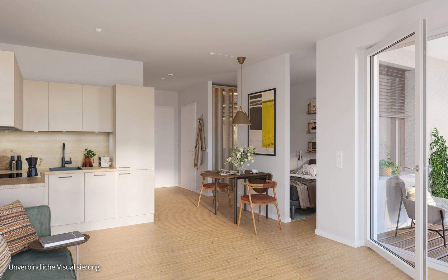 Wohnpreisschmelze: 203.300 EUR statt 214.000 EUR / Schöne 1-Zimmer-Wohnung mit ca. 40 m²