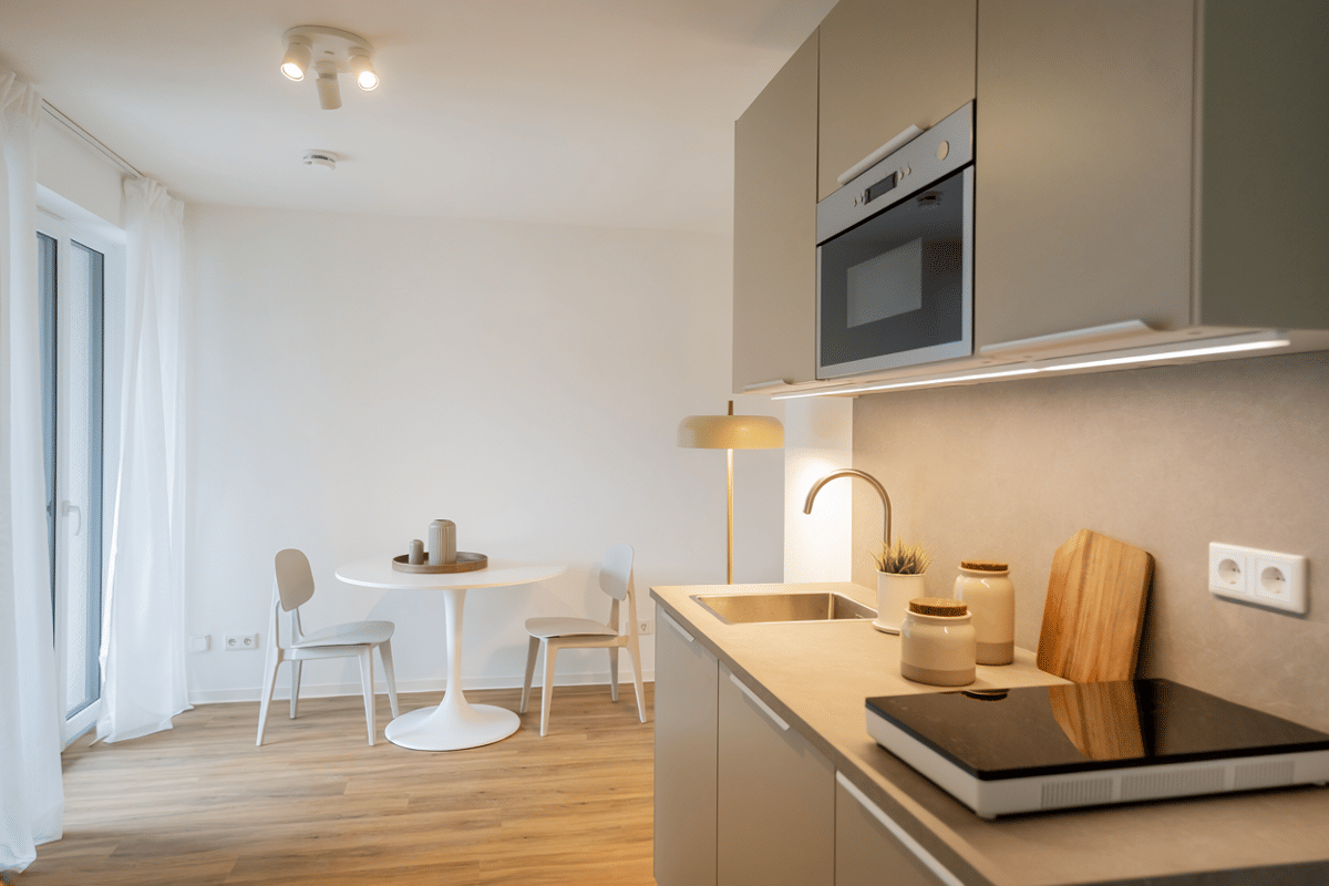 Vollmöbliertes Stadt-Apartment (WE19) an der Alten Bastei | mit Balkon, in Uninähe! – 52062 Aachen – Bild 1 von 9