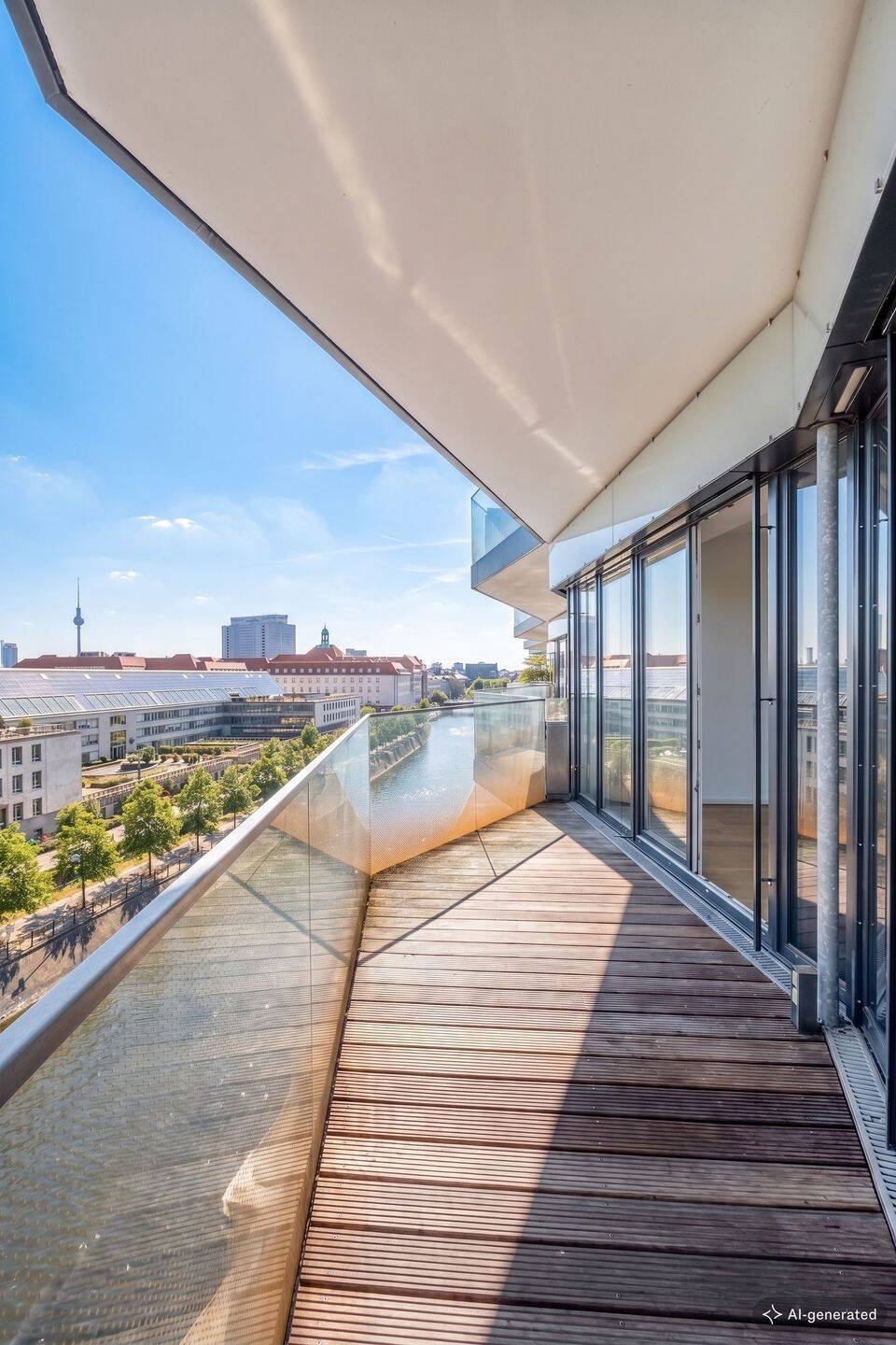 Moderne Eleganz mit Panorama-Kulisse und Concierge im KunstCampus – Berlin – Vorschaubild 2