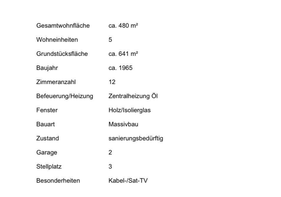 Mehrfamilienhaus zu Verkaufen in Allersberg, nähe Nürnberg – Allersberg – Vorschaubild 4