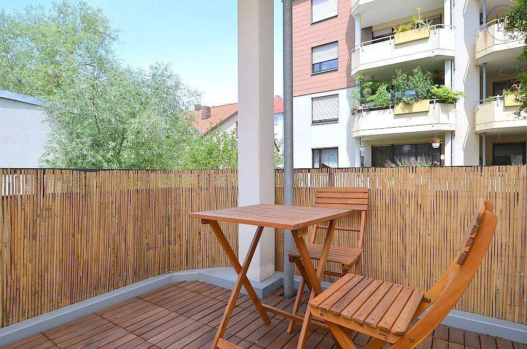 Modern möblierte 1-Zimmer-Wohnung mit WLAN und Balkon in Wöhrd – Nürnberg – Vorschaubild 4