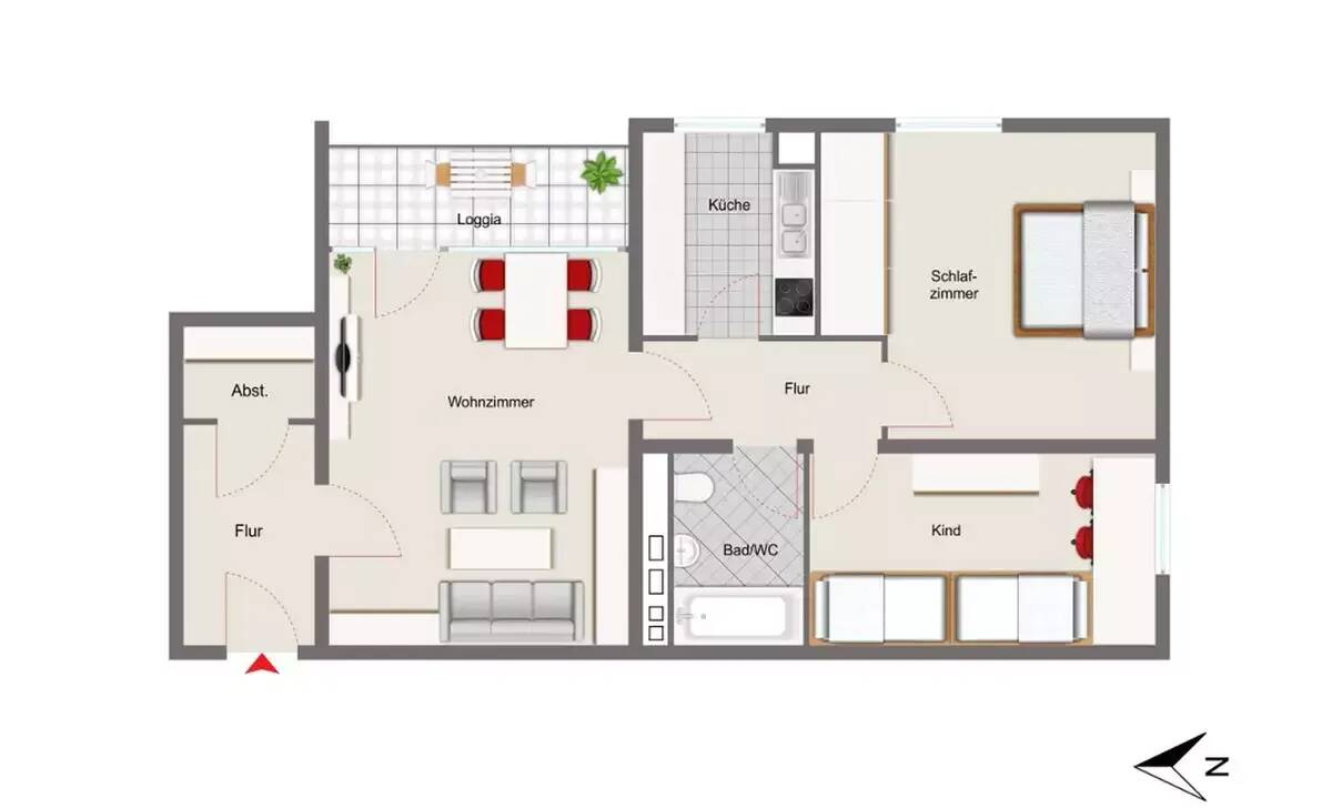 Schöne 3 Zimmerwohnung