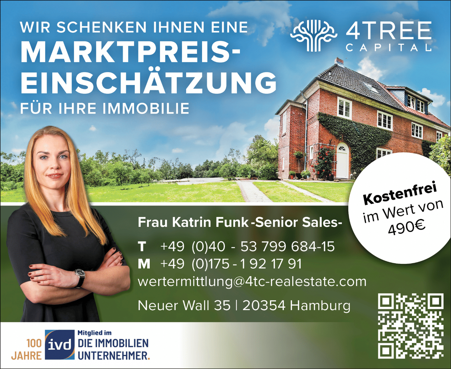 NEUER PREIS! URBANES LEBENSGEFÜHL IN UNMITTELBARER NÄHE ZUM RONDEELTEICH – Hamburg – Vorschaubild 4