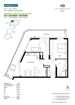 München-Modell-Eigentum: 3 Zimmer mit 73 m² – 81735 München – Vorschaubild 4