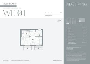 City Apartment im modernen Neubau mit 2 Balkonen und Einbauküche – 22177 Hamburg – Vorschaubild 2