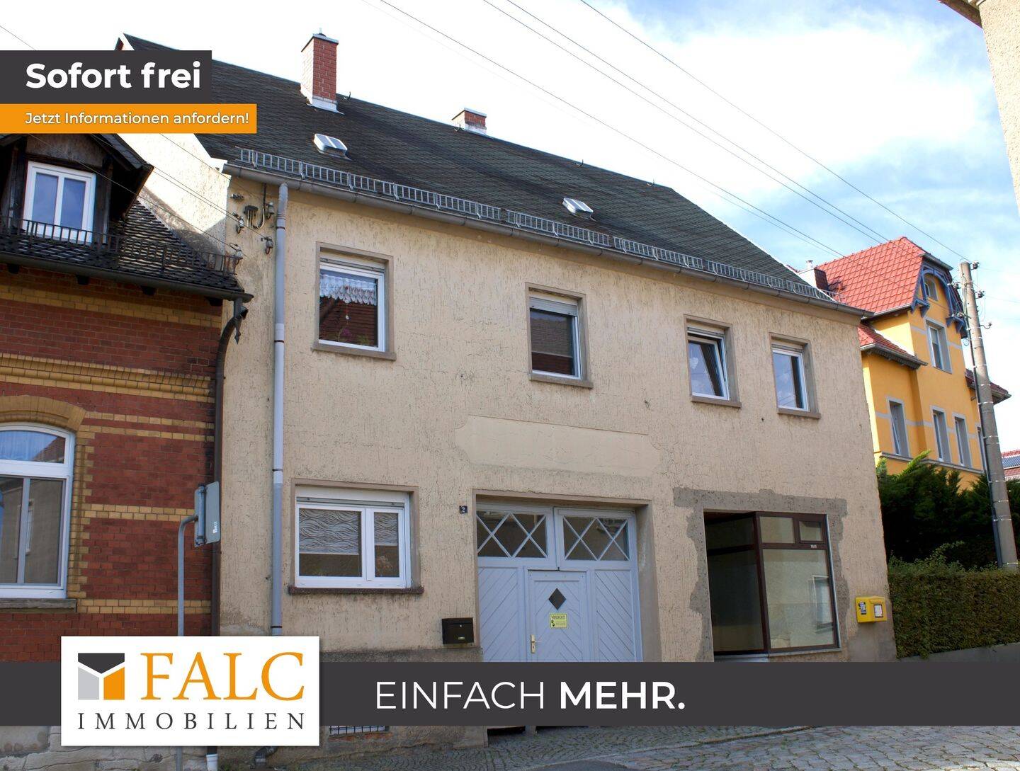 Wohnhaus mit Gewerbeeinheit in Hermsdorf – Hermsdorf – Bild 1 von 9