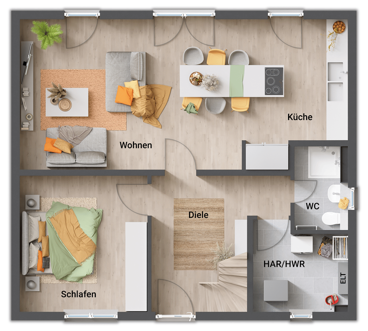 Schwaig: Neubau Einfamilienhaus | Komplettpreis inkl. Grundstück & Baunebenkosten – Schwaig bei Nürnberg – Vorschaubild 9
