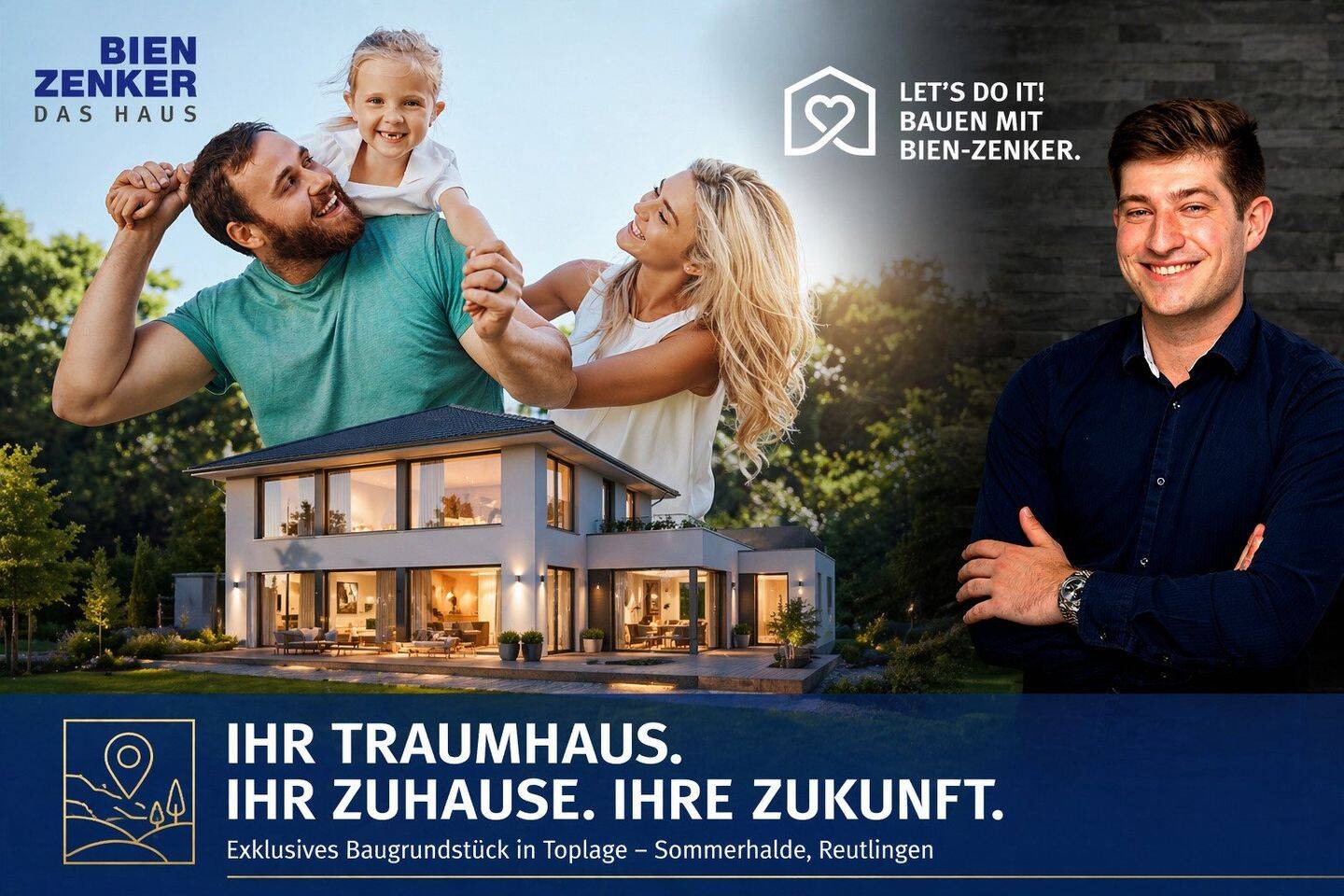 Ihr Zuhause in Bestlage - Exklusive Doppelhaushälften in der Sommerhalde mit Bien-Zenker