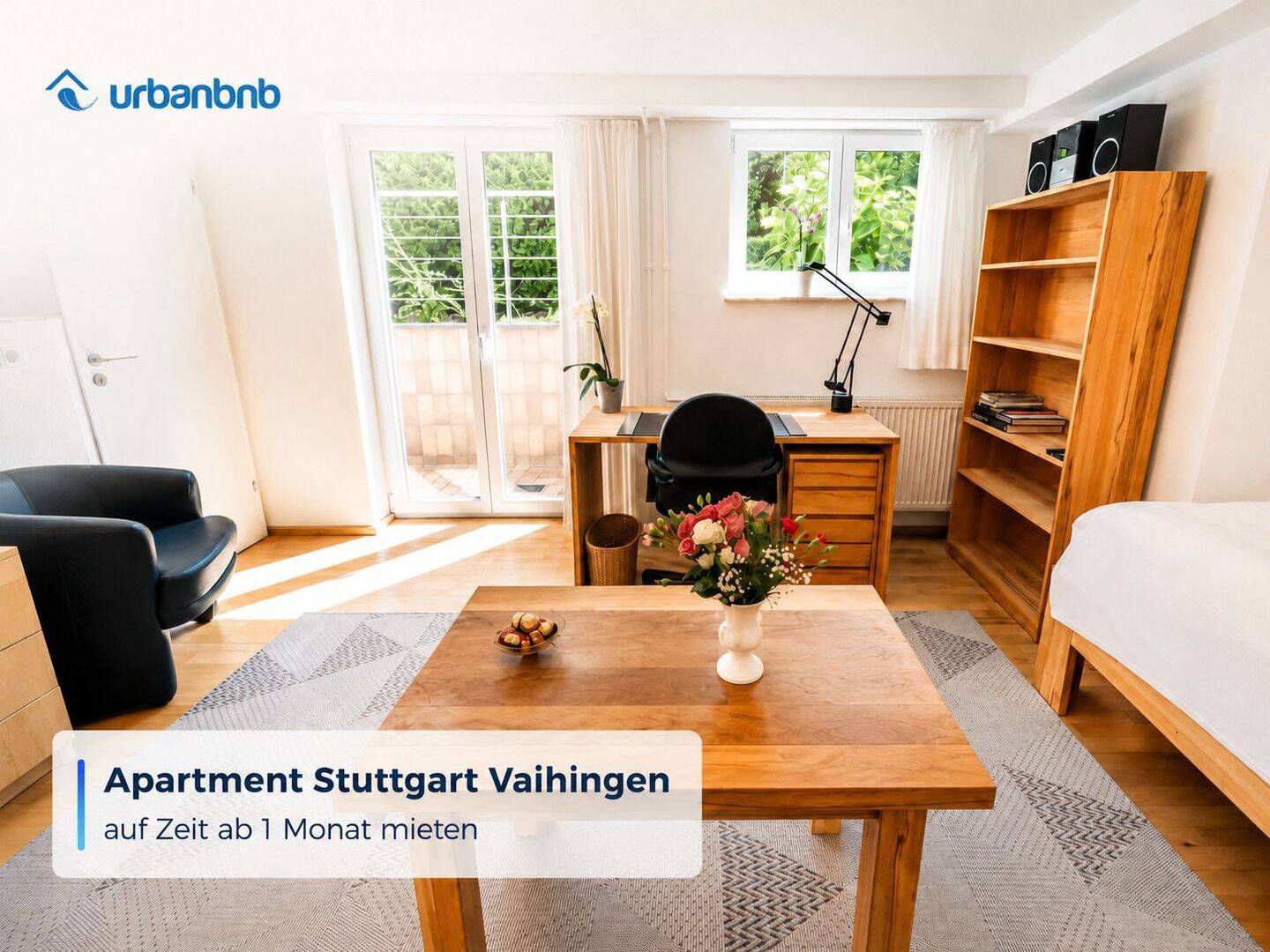 Möbliertes Apartment in Stuttgart-Vaihingen nahe Uni - ab 1 Monat