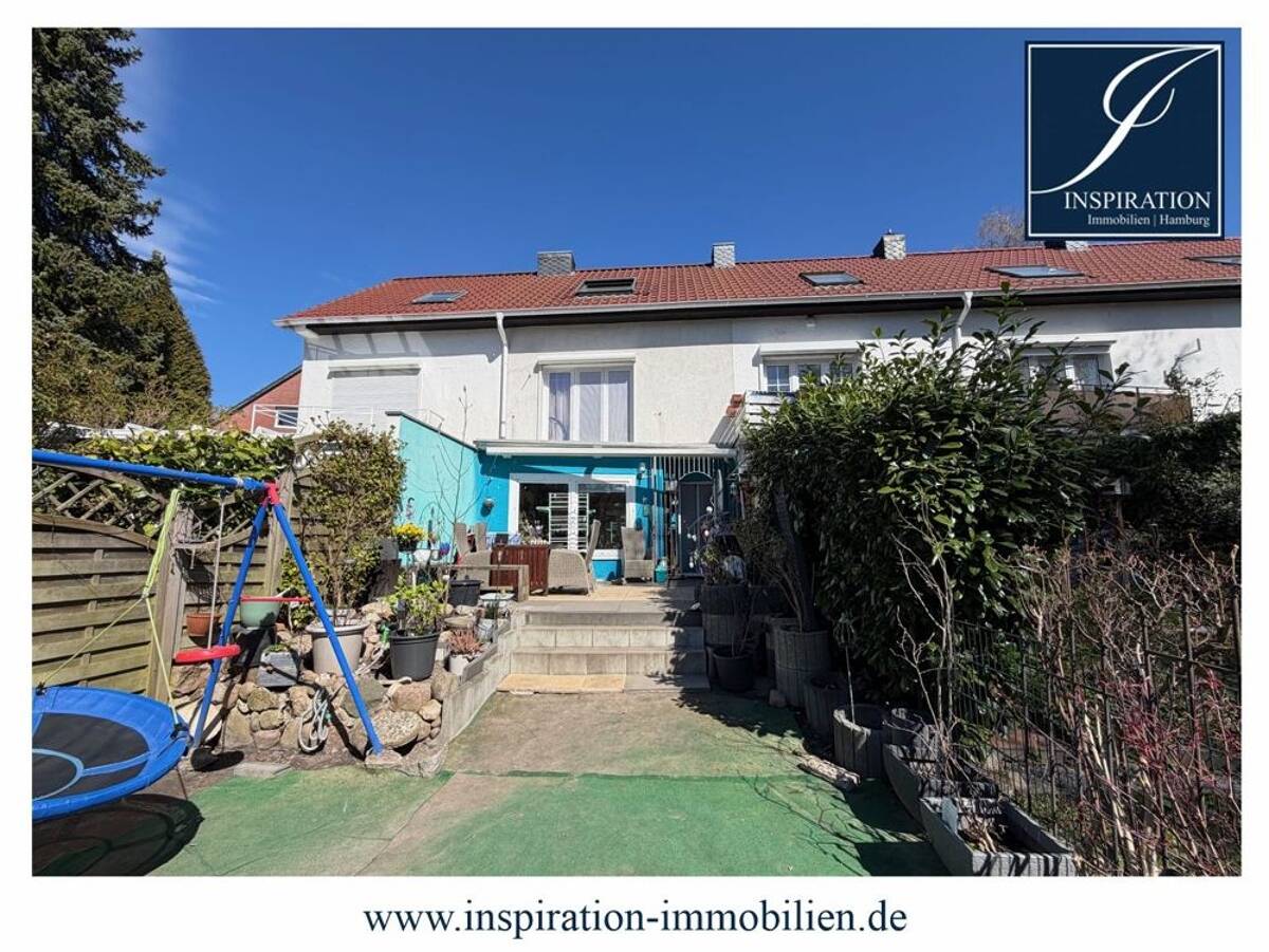 Umfangreich modernisiertes Mittelreihenhaus mit kleinem Garten, perfekt (auch) für Familien! – 22147 Hamburg – Bild 1 von 9