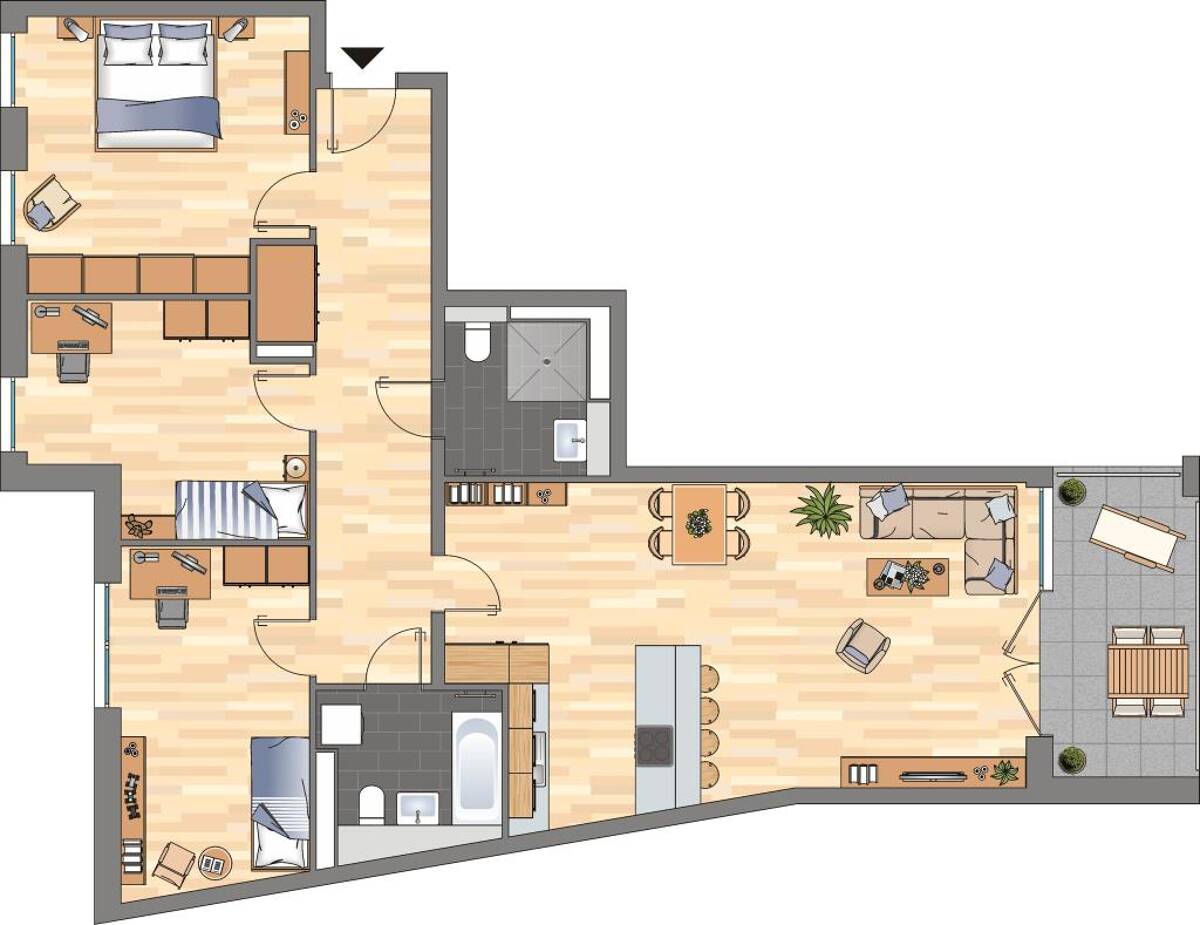 4-Zimmer-NEUBAUWOHNUNG in Essen Südviertel – 45128 Essen – Bild 1 von 6