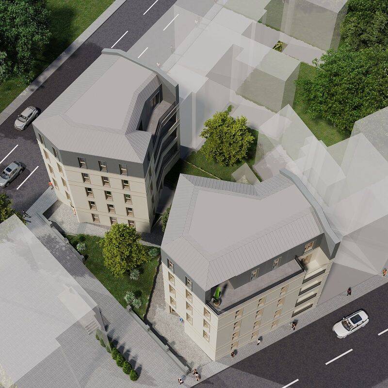 ab 1,0 % Zins KfW 55 förderfähig Neubau 3-Zimmer Wohnung mit tollem Ausblick vom eigenen Balkon – Fürth – Vorschaubild 3