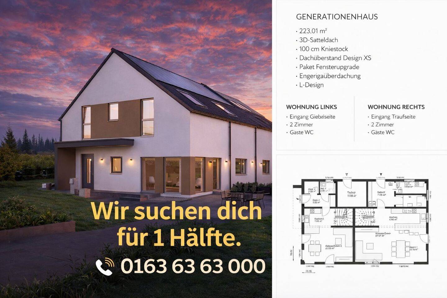 Heute dein Zuhause, morgen deine Zukunft.