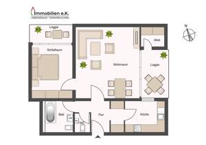 Schöne helle 2-Zimmer Wohnung im herzen von Neugereut – 70378 Stuttgart – Vorschaubild 2