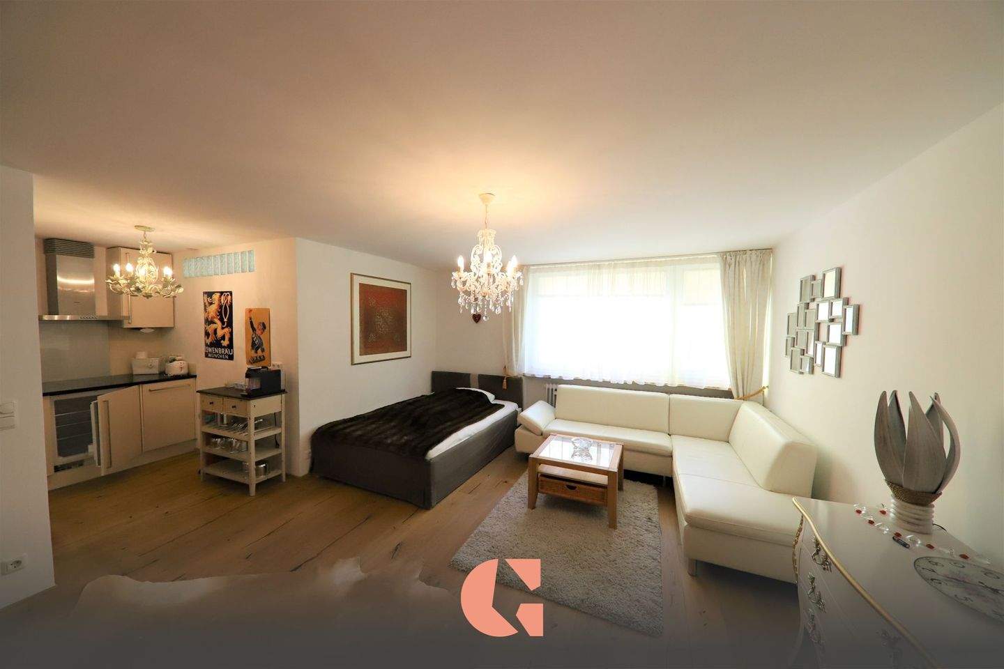 Ideal für Singles: Möbliertes Appartement in attraktiver Lage von München-Schwabing – München – Bild 1 von 9