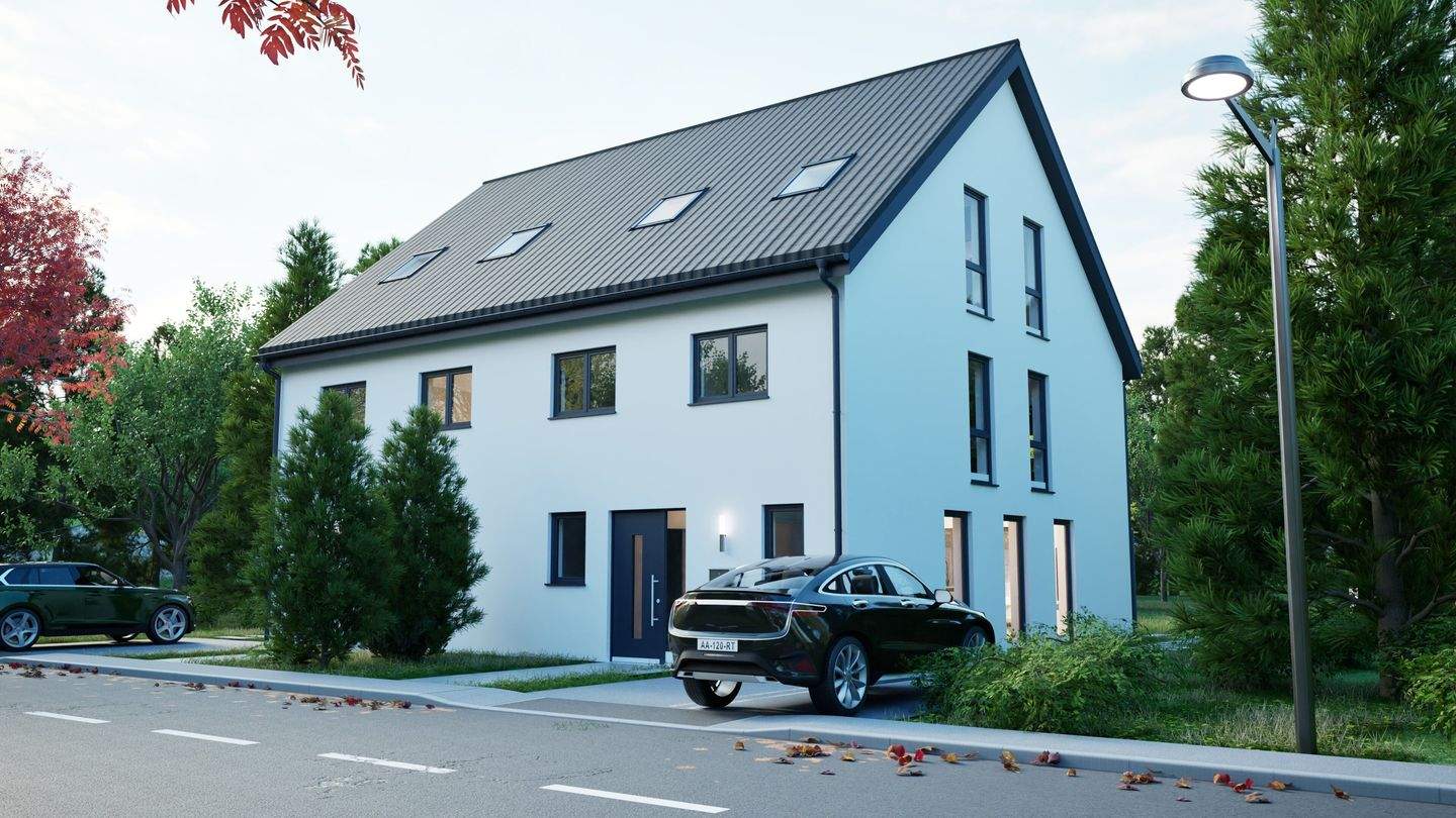 Doppelhaushälfte Neubauprojekt 165,5 m² – EH 55 – Bexbach (im Neubaugebiet) – Bexbach – Vorschaubild 3