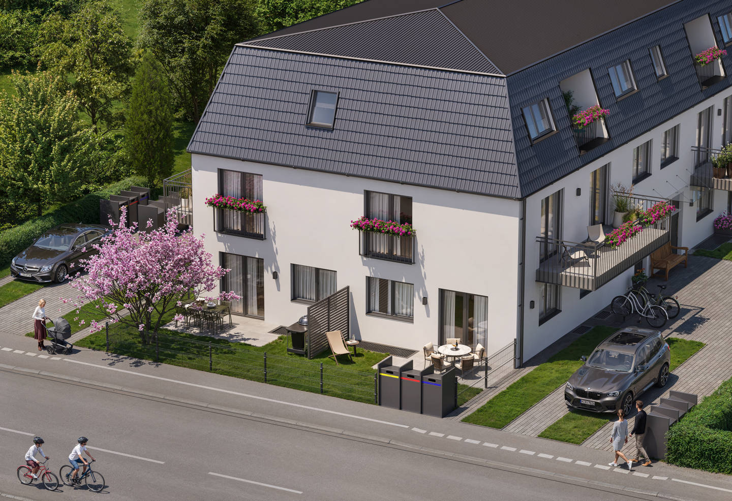 DHH mit herrlichem Garten, komplett Schlüsselfertig & Energieklasse A! Exklusiver Neubau in Solln – München – Vorschaubild 6