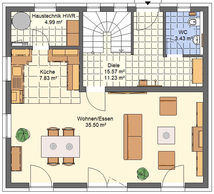 Aktionshaus EFH Typ Smart in Massivbauweise zum Festpreis! – Burgthann – Vorschaubild 5