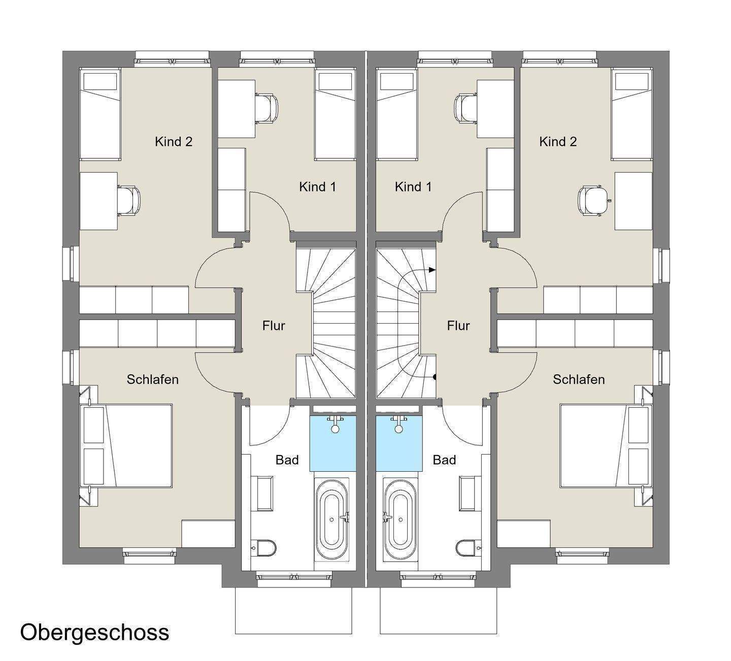 Neubau einer Doppelhaushälfte Haus 6 – Bergkamen – Vorschaubild 5