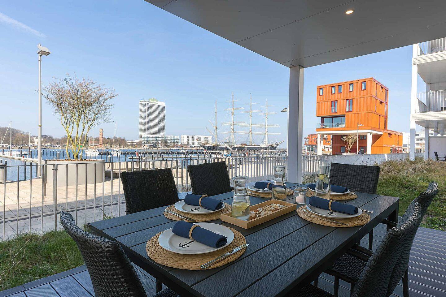 Ostseefeeling pur - Kamin, Sauna & Meerblick! Traumhafte Ferienwohnung am Yachthafen Priwall – Lübeck – Vorschaubild 4
