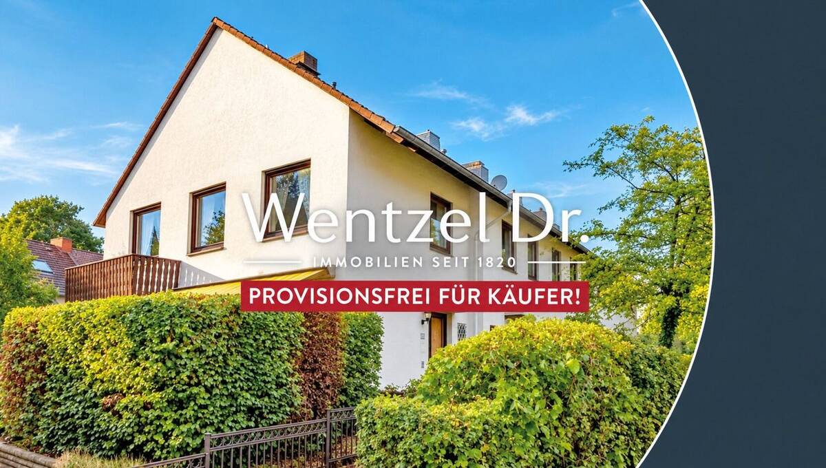 Modernisierungsbedürftiges Endreihenhaus in begehrter Wohnlage zum Kauf in Rahlstedt - Wentzel Dr. – 22143 Hamburg – Bild 1 von 9
