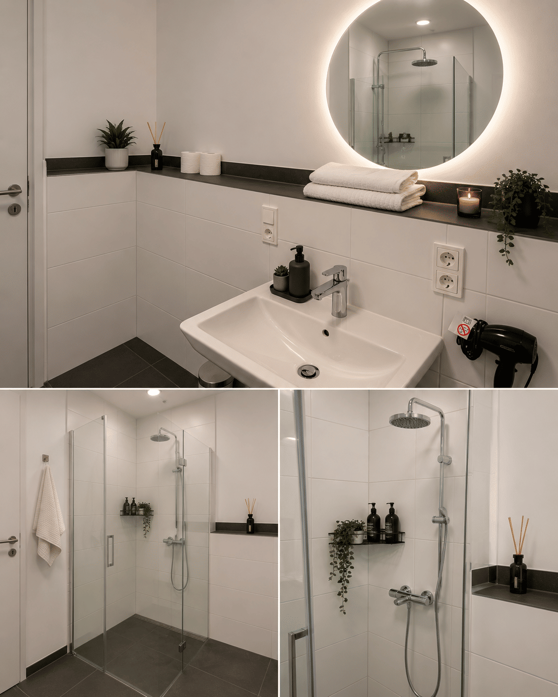 Möbliertes Appartement / Dusche / Fußbodenheizung / ohne Balkon – Trier – Vorschaubild 2