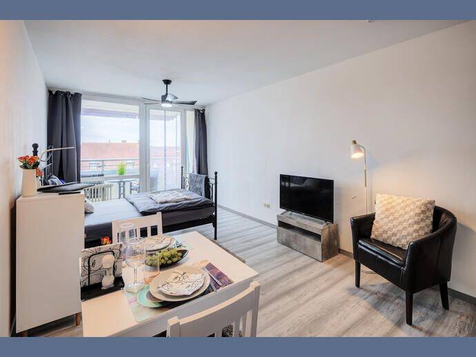 Möbliert: Wohnen auf Zeit: Apartment im 6. OG in Haidhausen – München – Vorschaubild 2