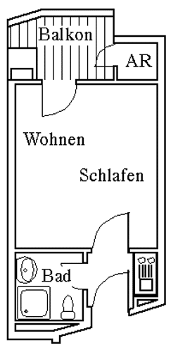 - möbliertes Apartment in der Bonner Altstadt zum 01.07.2026 - – Bonn – Vorschaubild 7