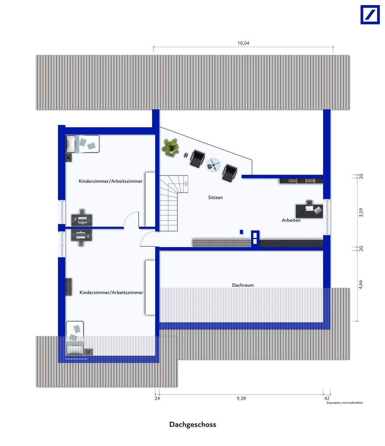 Exklusives Architektenhaus in unverbaubarer Randlage – Rott – Vorschaubild 7