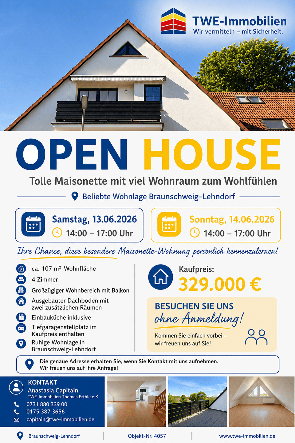 Tolle Maisonette mit viel Wohnraum zum Wohlfühlen